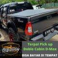 Terpal Penutup Bak Untuk Mobil Double Cabin  Ford Ranger, Toyota Hilux, Triton,  D Max,. 