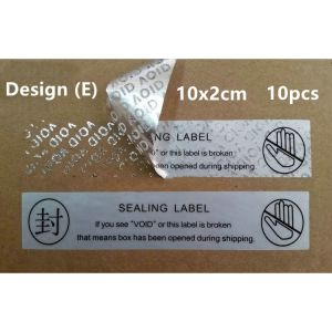 🇲🇾 12 Design Void Warranty Broken Disposable Hologram Open Sticker Security Seal Laser Sealing Lebel Removed Mark