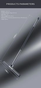 F12 Sweeping silicone scraper floor cleaning broom bathroom bathroom sweeping hair home scraper