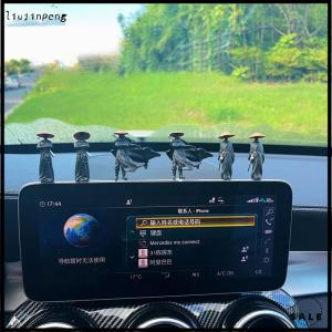 [liujinpeng] Phụ kiện nội thất xe hơi búp bê jianghu Knight Màn hình máy tính đồ trang trí máy tính Thời Cổ Đại Hiệp sĩ Trung tâm điều khiển xe Kiếm Sĩ