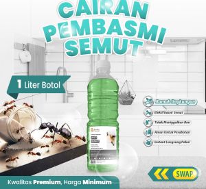 Racun Pembasmi Anti Semut Super Ampuh Original Kemasan 1 Liter Botol PET
