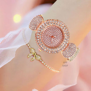 JS. Jam Tangan Wanita Dewasa Mewah Elegan Terbaru 2022 MOTIF BERLIAN Mewah Antik Cantik Tahan Dan Awet Dipakai Kualitas Terbaik gaya wanita korea stylish