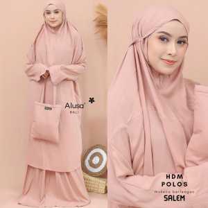 Mukena HDM Berlengan Amna Mukenah Dewasa Super Jumbo Terbaru 2021 Bali Rayon Murah Adem Lembut Travel Premium Alusa Bali