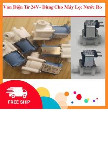 Van Điện Từ 24V- Dùng Cho Máy Lọc Nước Ro- Nối Nhanh Ra Dây 6mm