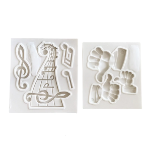 3D Musical Note Silicone Molds Thumb Silicone Molds for Soap Chocolate Molds for Candy Cake Fondant Baking