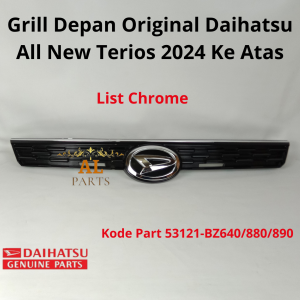 Grill Depan Original Daihatsu All New Terios 2024 Ke Atas Kode Part 53121-BZ640/880/890