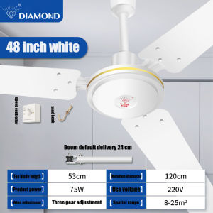 Ceiling fan iron leaf home living room 1400mm48/56 inch industrial large ceiling fan restaurant dormitory ceiling fan