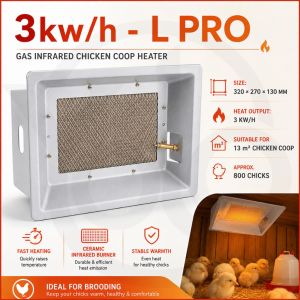 Heater Gas Brooder Chicken Coop Infrared Poultry Gas Heater Brooder Auto Chicken Breeding Equipment