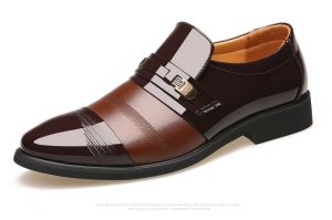 Giày da nam Giày tây lười công sở IMATA da bóng kiểu dáng sang trọng bảo hành 6 tháng