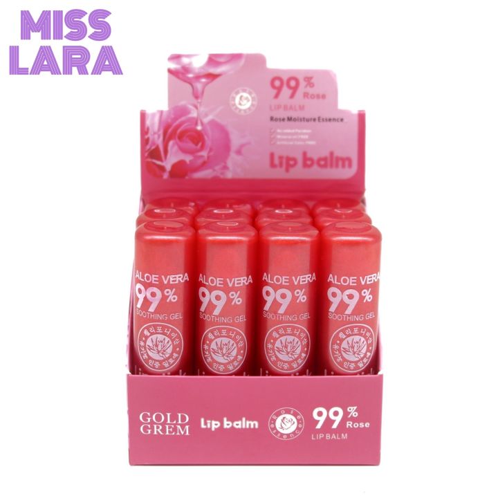 Rose Magic Lip Balm ลิปบาล์มเปลี่ยนสี กุหลาบ บำรุงริมฝีปากนุ่มชุ่มชื้น ...