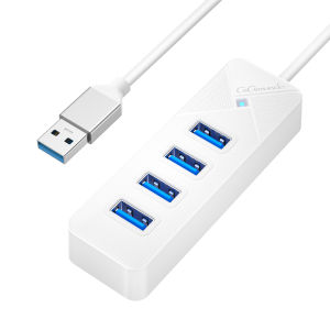 Mini 4 Ports USB 3.0 HUB 5Gbps High Speed Multi USB Splitter Ultra-Slim OTG Adapter For PC Computer Accessories(15CM)