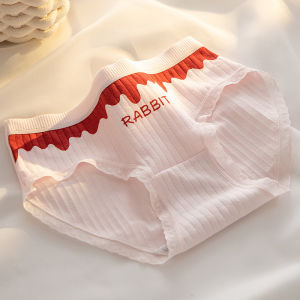 Quần lót nữ cotton họa tiết chú thỏ đáng yêu - Quần chíp nữ thoáng khí ngăn mùi kháng khuẩn DLN68 - LY11
