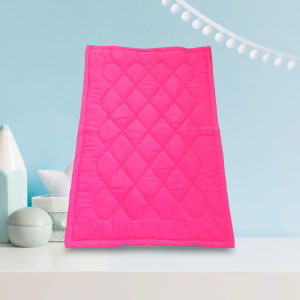 Nệm lót vải cotton cara đi học  màu đơn giản cho bé