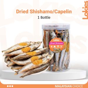 Lokies™ Pet Freeze-Dried Shishamo Smelt Fish – Natural Whole Fish Snack Rich in Omega & Calcium 100g