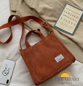 (MG) Women Plain Cloth Tote Bag Shoulder Handbag Ladies Sling Bag Crossbody Student Sport Office Bag Beg Wanita Vintage