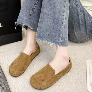 Free Shipping 2026 Retro Single Shoes Spring And Autumn Soft-Soled Comfortable Casual Slip-On Ultra-Lightweight Flat WomenS Shoes