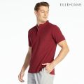 ELLE HOMME | เสื้อโปโลคอจีน แขนสั้น สกรีนโลโก้ ELLE HOMME สวมใส่สบายได้รูปทรงสวย | W8K904. 