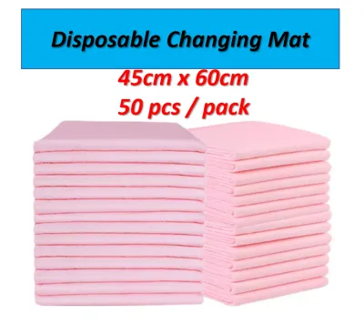 (100 Pcs / 50 Pcs) Baby Disposable Changing Mat Newborn Waterproof Pads Children/Adult Changing Mats Baby Anti-Leak Diaper Changing Mat