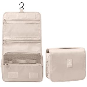 Tas Kosmetik Perjalanan Make Up Pouch Tas Penyimpanan Organizer Bag Kosmetik Travelling Lipat Tahan Air