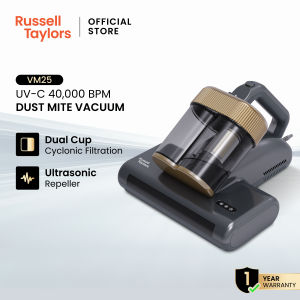 Russell Taylors Handheld Dual-Canister Dust Mite Vacuum Cleaner VM25