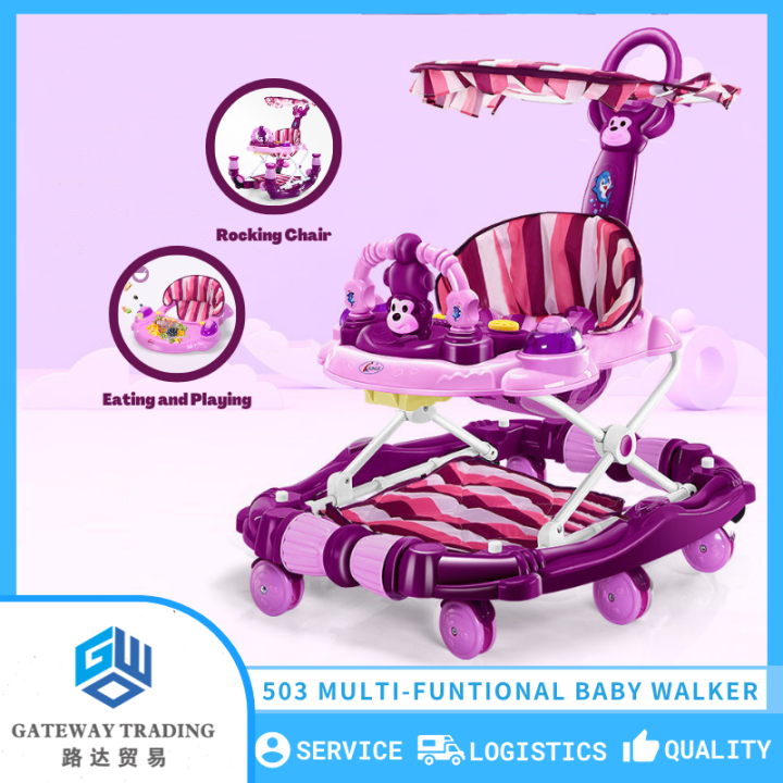 Walker 5in1 Set Walker with Sound Baby Walker Baby Rocker Multi