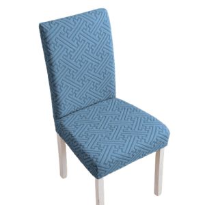 HUNIU Universal Chair Covers Jacquard Skirt Edge Dining Chair Protector Thickened Soft Seat Covers Household