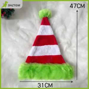【SHZTGM】 หมวกคริสต์มาสซานต้าแบบต่อได้ทั้งชายและหญิงหมวกสีแดงยาวสำหรับวันหยุดเทศกาลของขวัญแบบประกบสำหรับผู้ชายและผู้หญิงจำนวน1ชิ้น