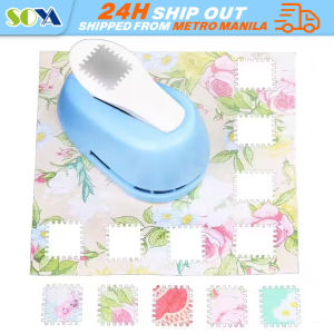 Stamp Shape Stamp Border Punch Hole Puncher Punches Maker Embossing Machine Craft Punch Stamp Shape Embossing Machine Round Hole Punch Toothed Puncher Embosser