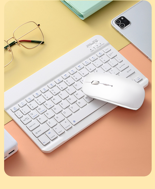 Wireless Keyboard Slim Ultra Mini Wireless Bluetooth Portable Keyboard