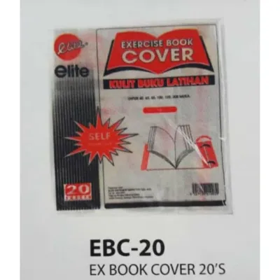 Elite clear Exercise Book Cover 20 SHEETS (EBC-20)