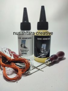 Lem Sepatu Super Paket lem Bening Dan Lem Kuning  50milian Untuk Lem Sepatu Tas Sendal
