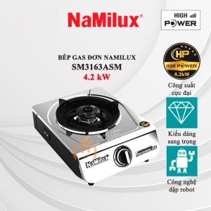 Bếp Gas Đơn Namilux SM3163APS - Hàng Chính Hãng (Bảo Hành 12 Tháng)