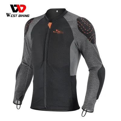 WEST BIKING Motorcycle Soft Armor Jacket Summer Breathable Cycling Jersey CE Certified Motorcross Racing Bike Protective Gear