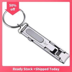 🔥🔥🔥sjqgqx Ultra-Thin Nail Clipper Stainless Steel Foldable Nail Cutter With Nail File