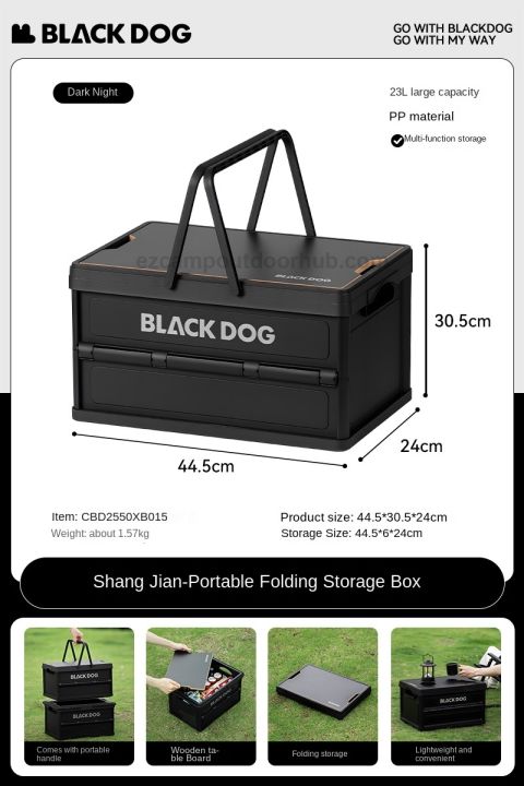 Blackdog%20PP%20Folding%20Storage%20Box%20Portable%20Foldable%20Multipurpose%2023/45L%20Collapsible%20Black%20Storage%20Container%20With%20Wood%20Table%20Board%20Outdoor%20Camping%20Equipment%20-%20Image%206