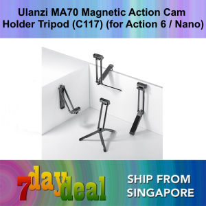 Ulanzi MA70 Versatile Magnetic Quick Release Action Camera Holder Tripod (C117) for DJI OSMO Action 6 / Nano