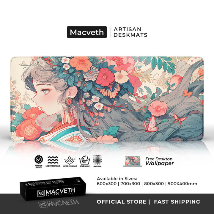 Pink Game Strawberry Milk Gaming Mouse Pad XL, Large - View #3