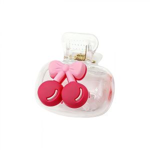 GTRBFDS Dust-proof Cherry Toothbrush Holder Cherry Pattern Dual Holes Toothbrush Case Cap Cute Drainage Ventilation Toothbrush Head Protection Box Daily Use