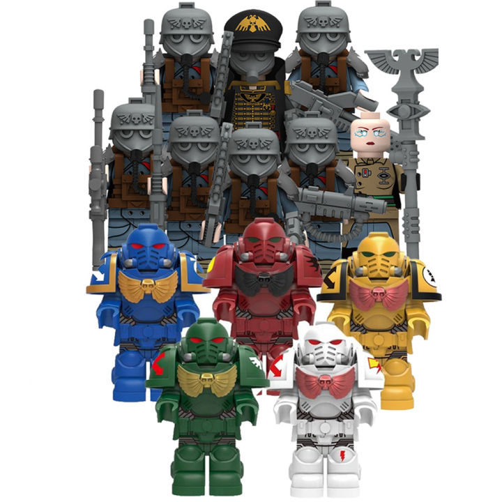 Warhammer 40000 Minifigures 40K Death Korps of Krieg Space Marines ...