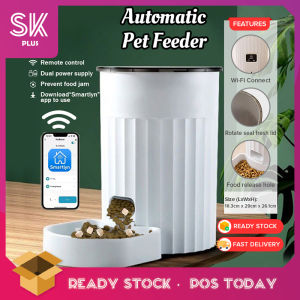 SKPLUS Papifeed 3L Smart Big Valume Wifi Time Control Automatic Cat And Dog Food Feeding Machine Dispanser Pet Feeder Bekas Makanan Kucing Automatik - Fulfilled by SKPLUS