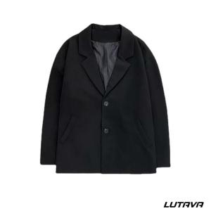 Áo blazer nam ulzzang 2 lớp dày dặn phong cách Hàn Quốc LUTAVA AB06