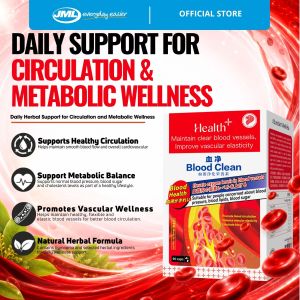 JML Health+ Kampo Blood Clean 90s | Blood Pressure & Blood Sugar Control