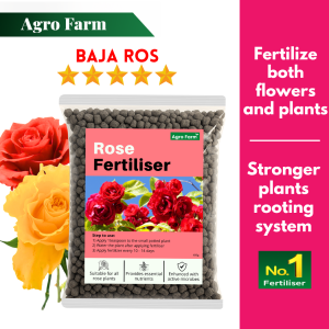 2kg Agro Farm Baja Ros Organik / Rose Fertiliser / Rose Plant Food / Baja Ros Jepun / Baja Rose / 玫瑰肥料