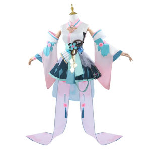 Anime Hatsune Miku Cosplay Costume Japan Midi Dress High Quality Hatsune Miku Cosplay Halloween Women Men Costume