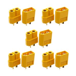 1/5 Pasang Konektor XT60 Male Female Socket Soket XT60 Baterai Lipo RC Drone Car Pesawat Airplane Connector