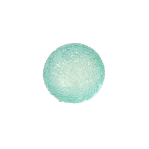Soft Crunchy Slushie Squeeze Ball Blue Transparent Grass Ball Squeeze Toy Portable Slow Rising Crispy Handmade Ball For Kids Adults