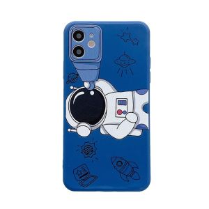 [MojoSkins] Cute Astronaut Casing Silicon Soft Case - iPhone 11 / 12 Pro Max / XS Max / XR / X 6 / 6s 8 / 7 Plus