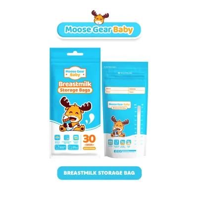 Moose Gear Baby Breastmilk Storage Bag for newborn infant breastfeeding milk safety