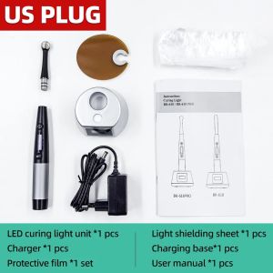 1S Dental Curing Light 1 Sec LED Blue Light Cure Lamp 3100mW/cm² Wireless 7 Modes 10W High Power AZ Dentistry Equipment Tool