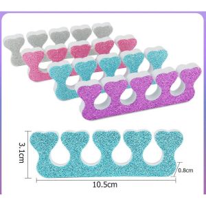 Soft Sponge finger toe separator / Nail art manicure tool / Spons Pembatas Jari / Busa pemisah kuku / Penyekat Kuku / SPONGE KUKU  2pc/ Sponge Jari / Busa Jari / Pemisah Jari  MLH  L03